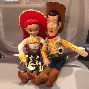 Toy Story - Woody and Jesse dolls